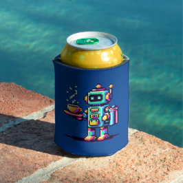 コーヒーボット: 8ビットロボットBarista 缶クーラー