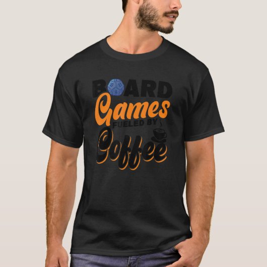 コーヒーボードゲームボードゲーマー卓上 Tシャツ (正面)