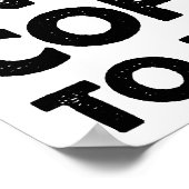 コーヒーポスターのおもしろい挿入 ポスター (角)