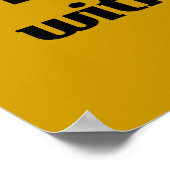 コーヒーポスターのないおもしろい日 ポスター (角)