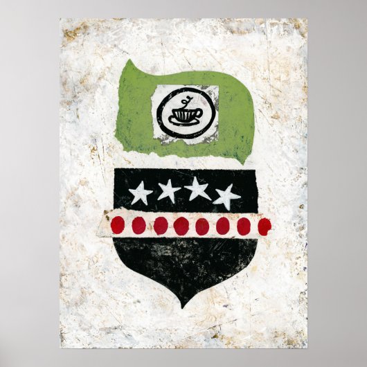 コーヒーポスターのウォールアートを求めて ポスター (正面)