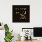 コーヒーポスタープリント ポスター (ホームオフィス)