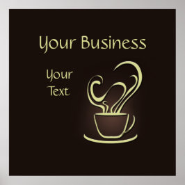コーヒーポスタープリント ポスター
