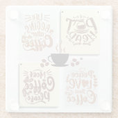 コーヒーポスター ガラスコースター (裏面)