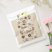 コーヒーポットとカップ フェイバーバッグ (封をした状態)