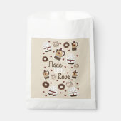 コーヒーポットとカップ フェイバーバッグ (正面)