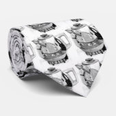 コーヒーポットのカフェのカプチーノのエスプレッソジャワKaffe ネクタイ (ロール)