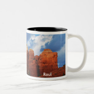 コーヒーポットの石のマグのRaul ツートーンマグカップ