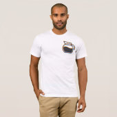 コーヒーポットグリッチ Tシャツ (正面フル)