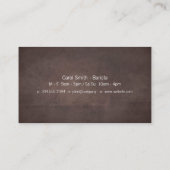 コーヒーポットコーヒー豆 | Barista名刺 名刺 (裏面)