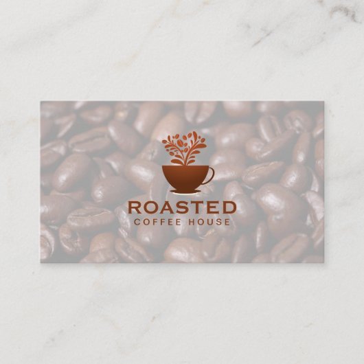 コーヒーポットコーヒー豆 | Barista 名刺 (正面)