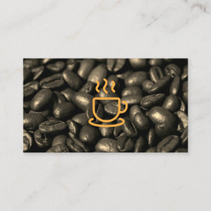 コーヒーポットコーヒー豆 Barista 名刺