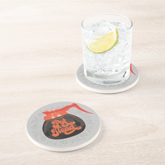 コーヒーポットヘッドコースター コースター (側面)