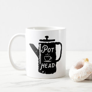 コーヒーポットヘッド – コーヒーおもしろい コーヒーマグカップ