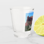 コーヒーポットロックII (セドナ・アリゾナ) ショットグラス (左)