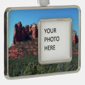 コーヒーポットロックII (セドナ・アリゾナ) シルバープレートフレームオーナメント (右)