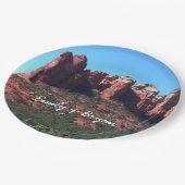 コーヒーポットロックII (セドナ・アリゾナ) ペーパープレート (アングル)