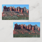 コーヒーポットロックII (セドナ・アリゾナ) 名刺 (正面/裏面)