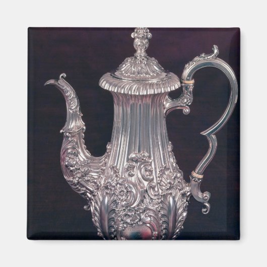 コーヒーポット：ジョン・ワトソン、シェフィールド、1818 マグネット (正面)