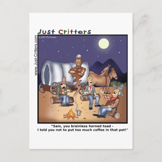 コーヒーポット・ジーニー ポストカード (正面)