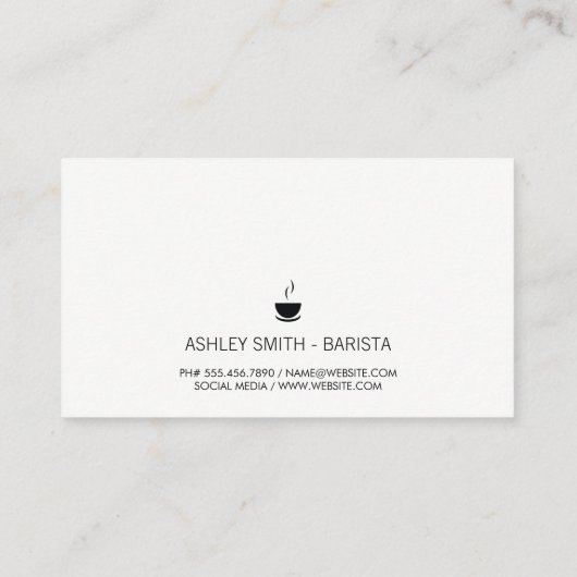 コーヒーポット 名刺 (裏面)