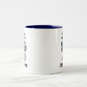 コーヒーポット 私は自分のコーヒーポットを持ち歩く コーヒー好き ツートーンマグカップ (中央)