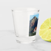 コーヒーポットRock Iのセドナ・アリゾナ ショットグラス (左)