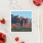 コーヒーポットRock Iのセドナ・アリゾナ スタンダードカクテルナプキン (インサイチュ)