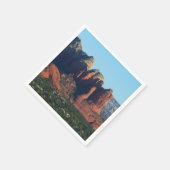 コーヒーポットRock Iのセドナ・アリゾナ スタンダードカクテルナプキン (角)