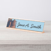 コーヒーポットRock Iのセドナ・アリゾナ デスクネームプレート (正面)