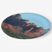 コーヒーポットRock Iのセドナ・アリゾナ ペーパープレート (アングル)