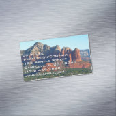 コーヒーポットRock Iのセドナ・アリゾナ マグネット名刺 (インサイチュ)