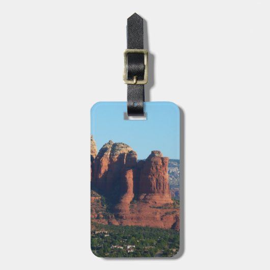 コーヒーポットRock Iのセドナ・アリゾナ ラゲッジタグ (正面縦)