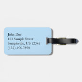 コーヒーポットRock Iのセドナ・アリゾナ ラゲッジタグ (裏面横)