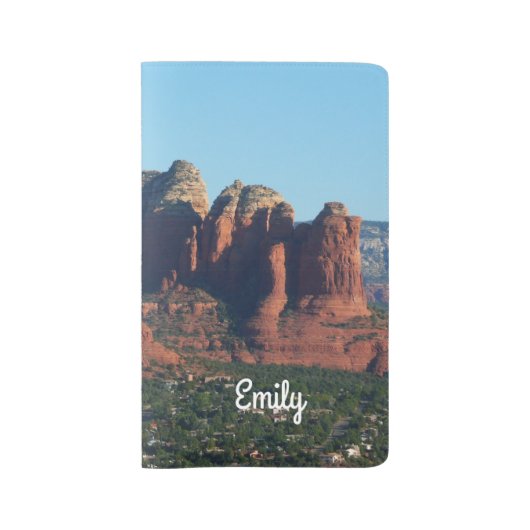 コーヒーポットRock Iのセドナ・アリゾナ ラージMoleskineノートブック (正面)