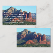 コーヒーポットRock Iのセドナ・アリゾナ 名刺 (正面/裏面)