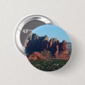 コーヒーポットRock Iのセドナ・アリゾナ 缶バッジ (正面&裏面)
