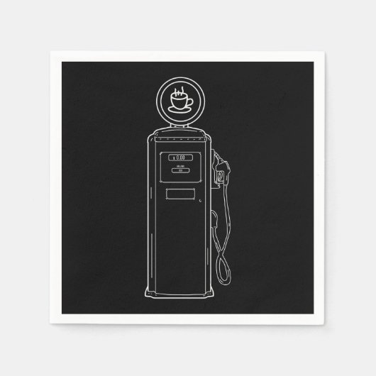 コーヒーポンプ スタンダードカクテルナプキン (正面)