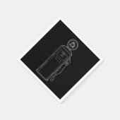 コーヒーポンプ スタンダードカクテルナプキン (角)