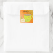 コーヒーマイサンシャイン引用文 スクエアシール (バッグ)