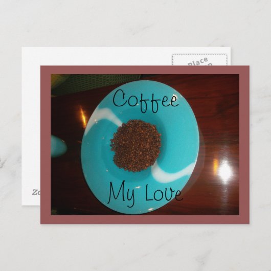 コーヒーマイラブハクナマタタギフトアイディアはがき ポストカード (正面/裏面)