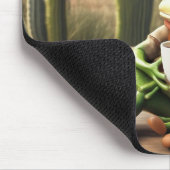 コーヒーマウスパッド付き可愛いカウボーイカエル マウスパッド (コーナー)