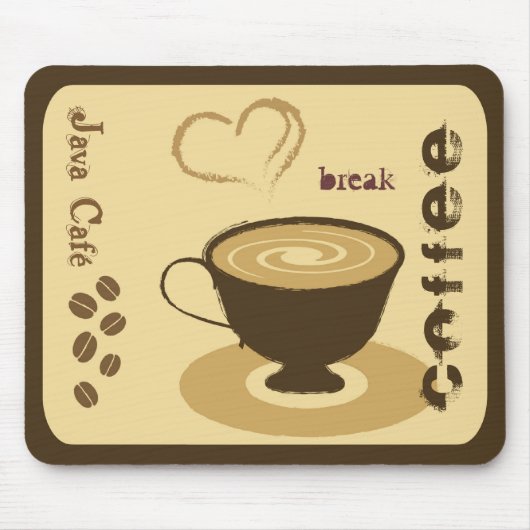 コーヒーマウスパッド マウスパッド (正面)