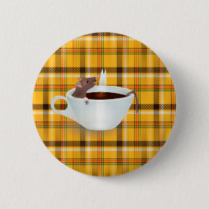 コーヒーマウス 缶バッジ