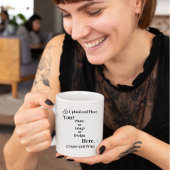 コーヒーマグあなたのデザインまたは写真のアップロード コーヒーマグカップ