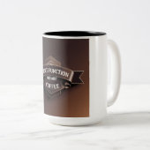 コーヒーマグがないと機能しない ツートーンマグカップ (正面右)