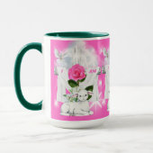 コーヒーマグが上がった マグカップ (左)