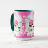 コーヒーマグが上がった マグカップ (正面左)