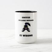 コーヒーマグが間違っているのでコーヒー ツートーンマグカップ (中央)