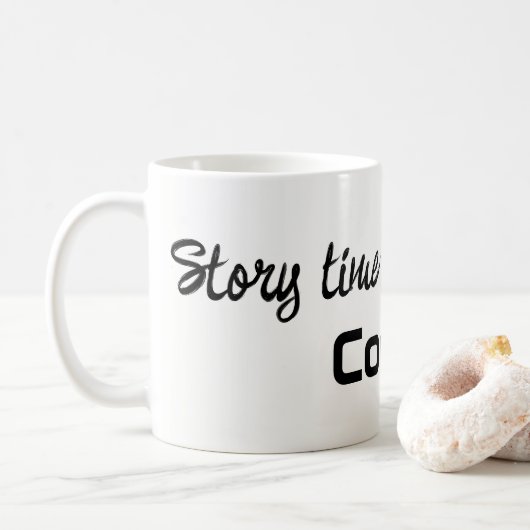 コーヒーマグで物語が始まる コーヒーマグカップ (ドーナツ)